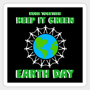 EARTH Day Celebration Keep It Green Sticker